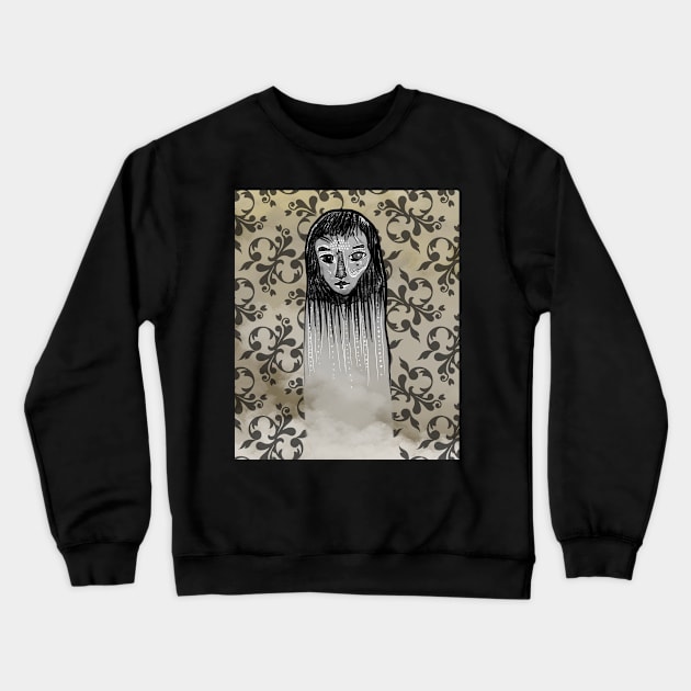 Haunting Spectre Crewneck Sweatshirt by SubtleSplit